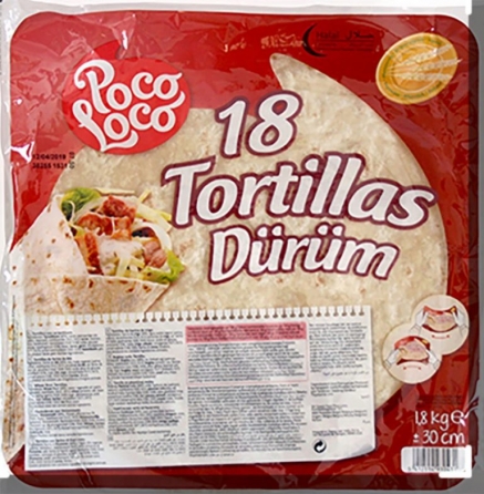 Galettes Tortillas 30cm...