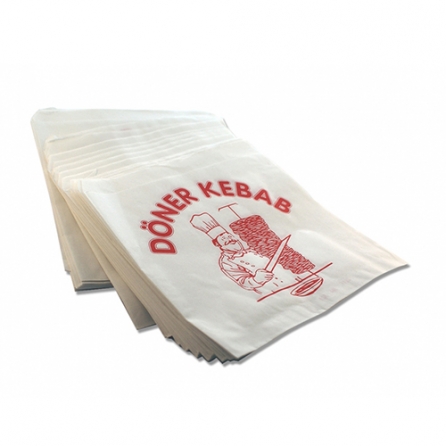 Pochettes kébab carrées -...